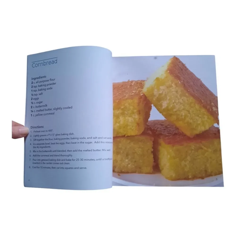 Comfort Food Recipe Book - Blue